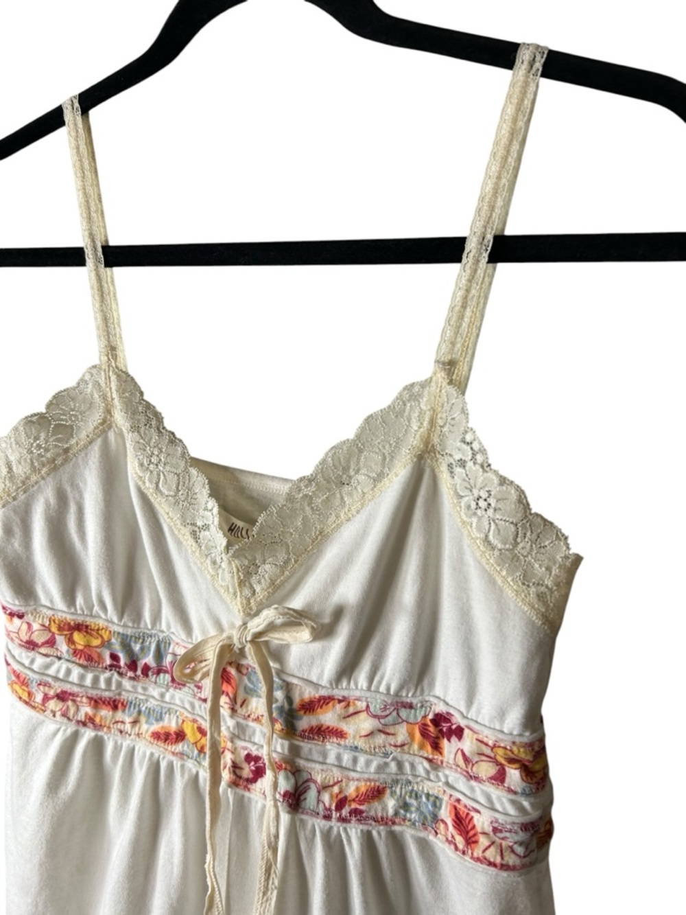 Y2K Hollister Coquette Lace Babydoll Tank Fairy Floral Empire Waist M - Picture 9 of 15